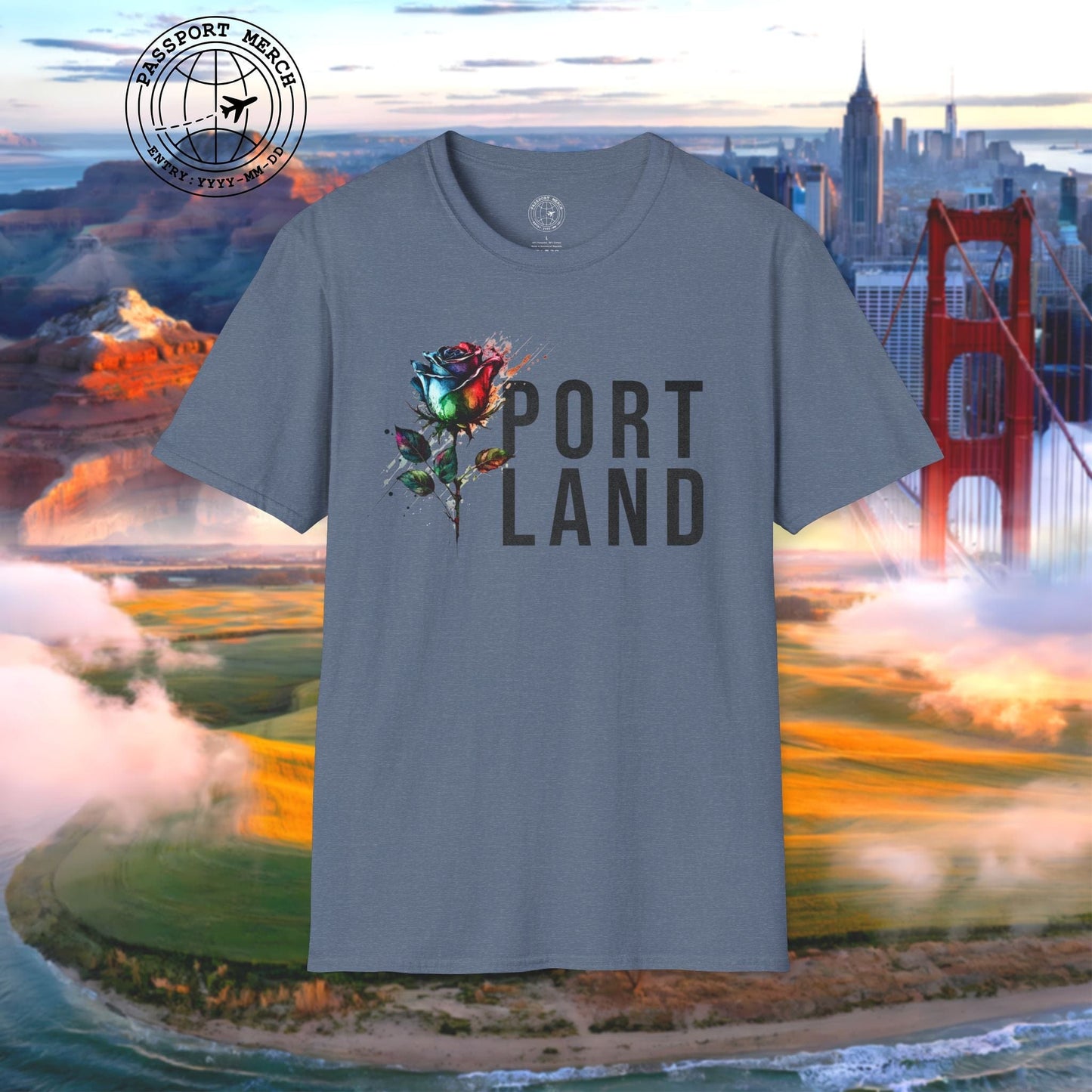 Portland Rose, Oregon T-Shirt