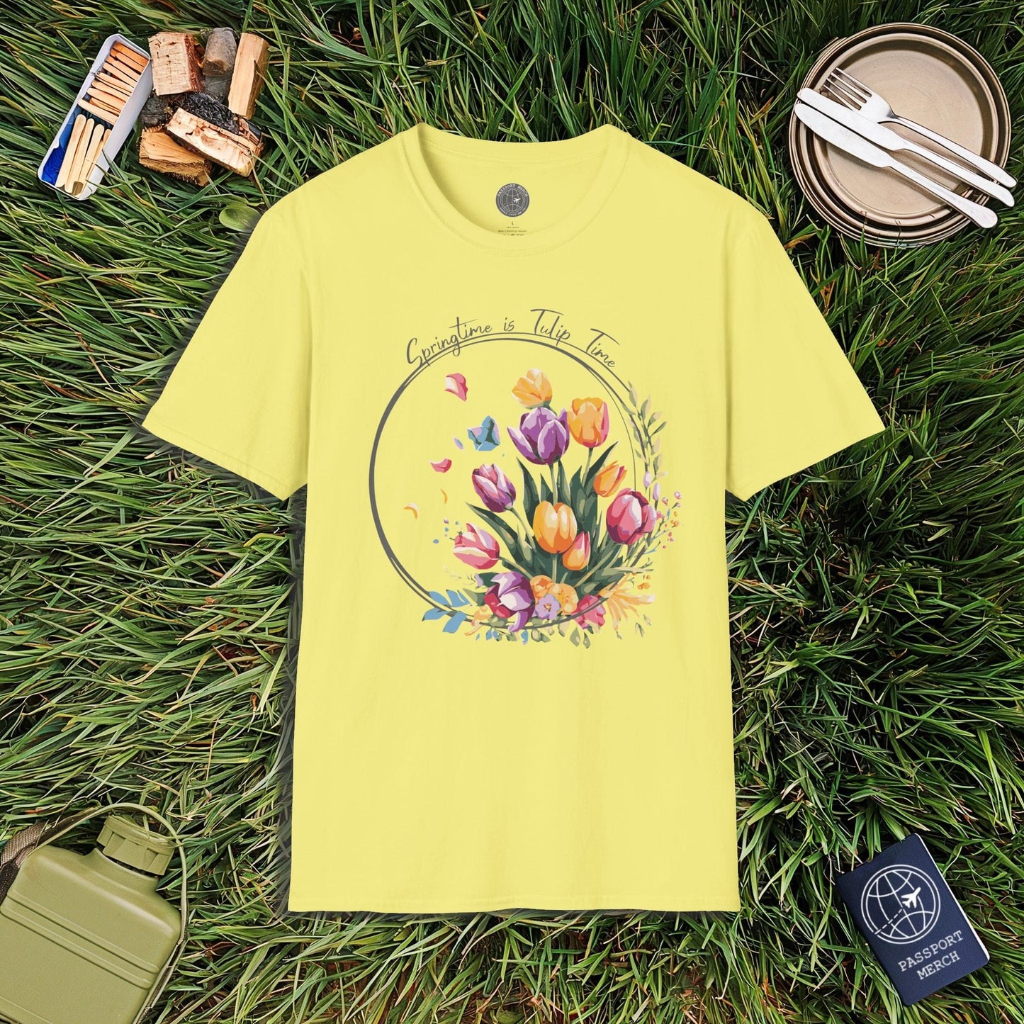 Springtime is Tulip Time in Holland T-Shirt