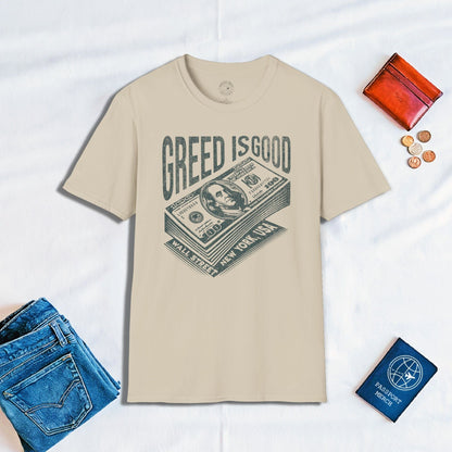 New York Wall Street Greed is Good T-Shirt