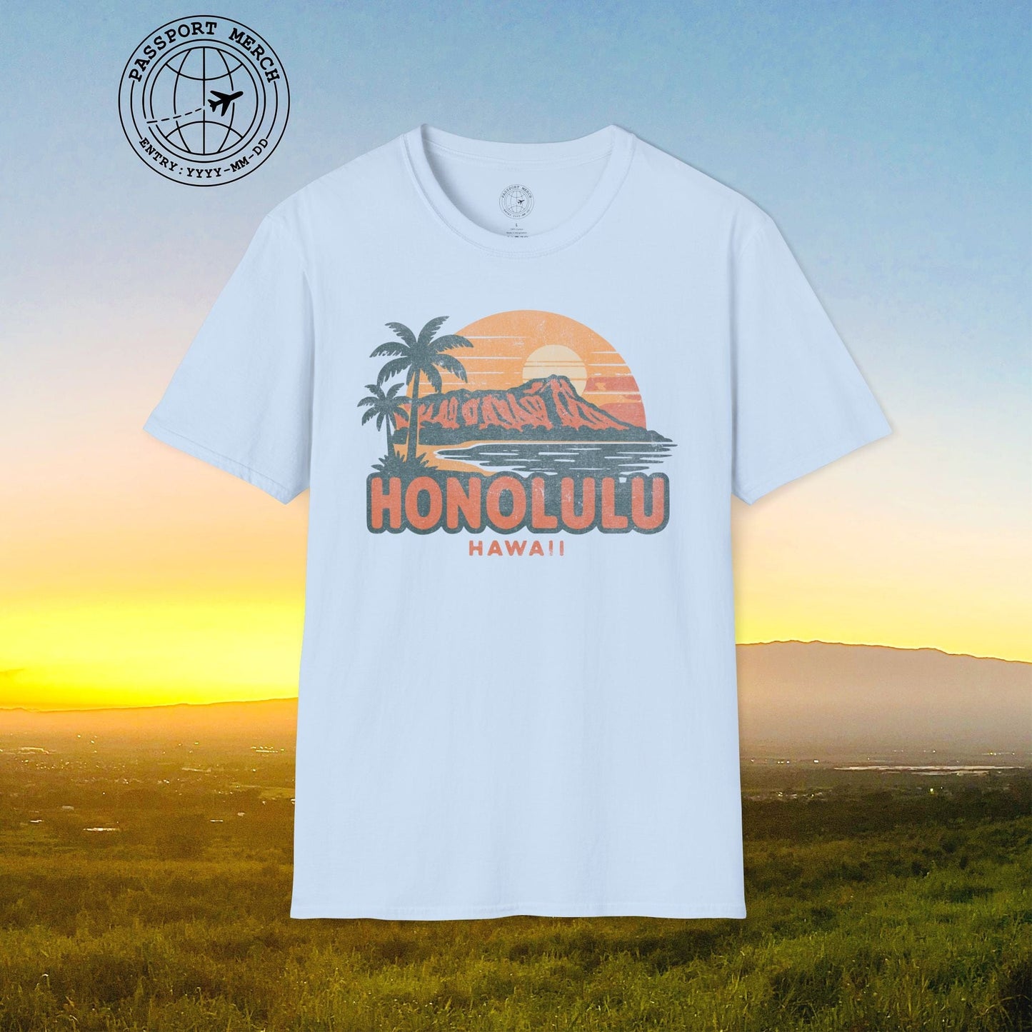 Honolulu, Oahu, Hawaii - 80's Vintage T-Shirt