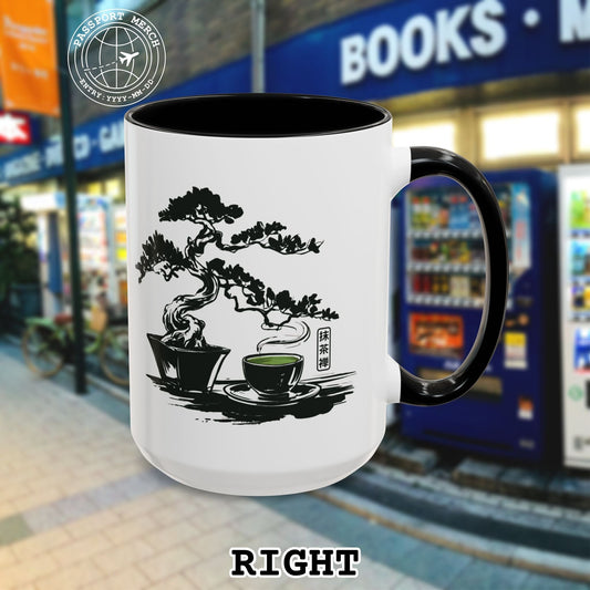 Vintage Matcha Zen, Japan 15oz Mug