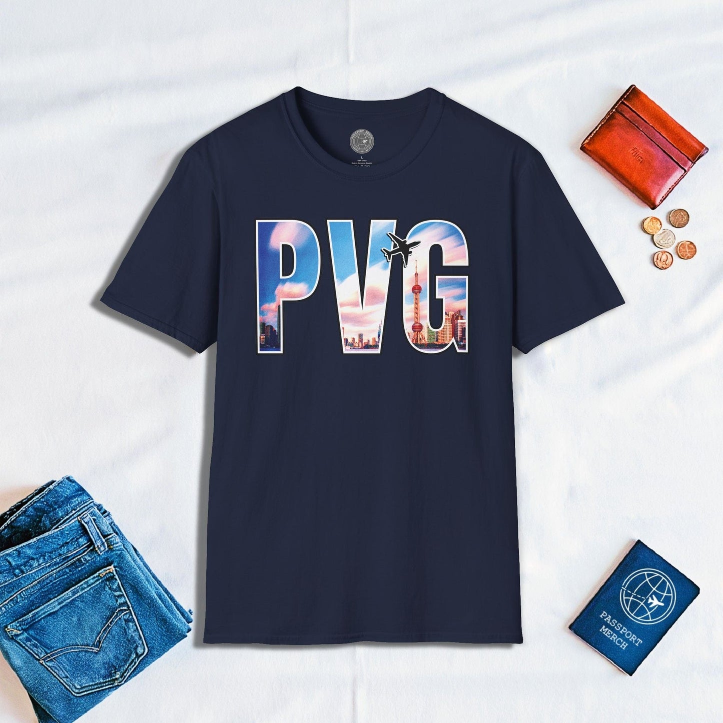 Airport Window ✈️ Shanghai China PVG T-Shirt