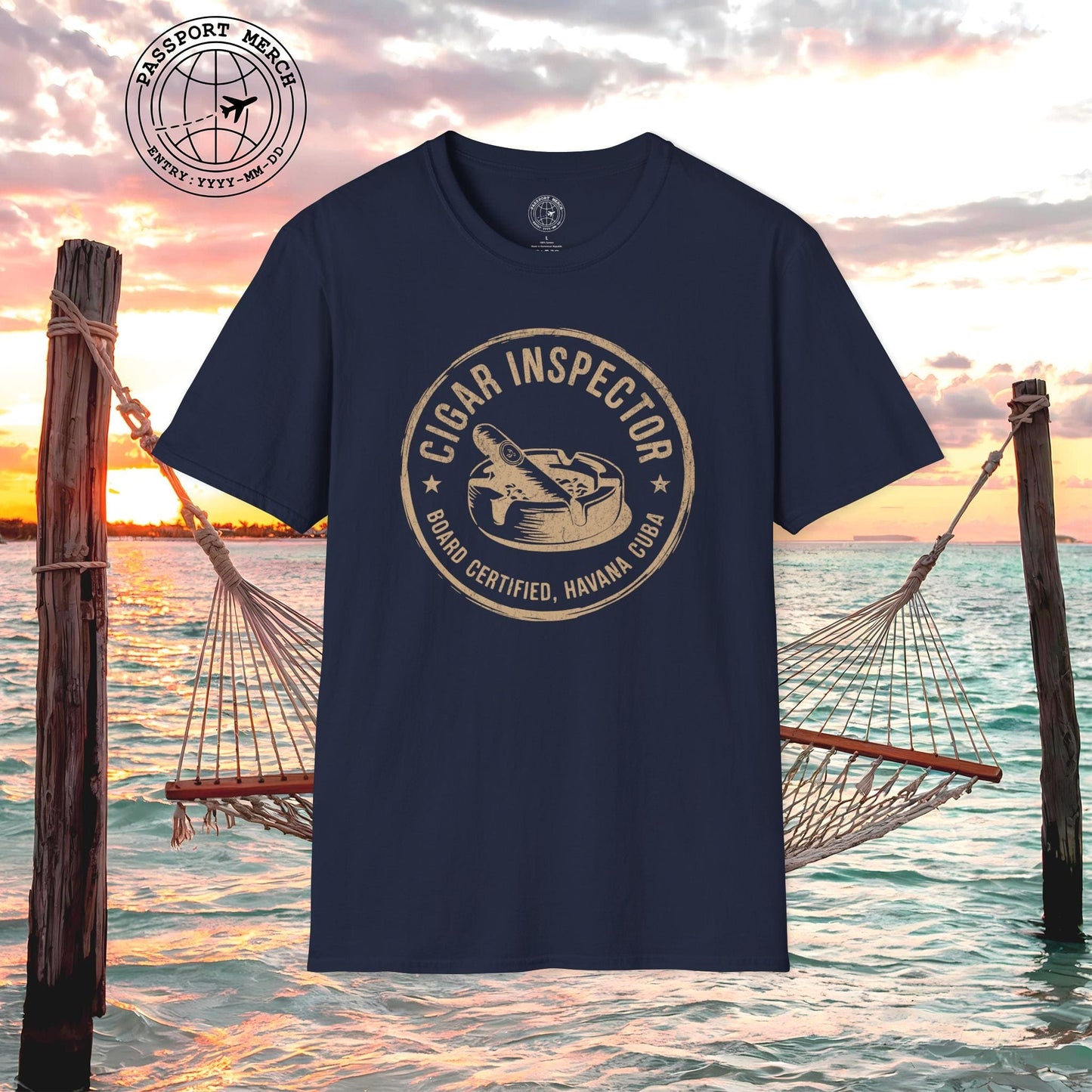 Board Certified Cigar Inspector, Havana, Cuba T-Shirt