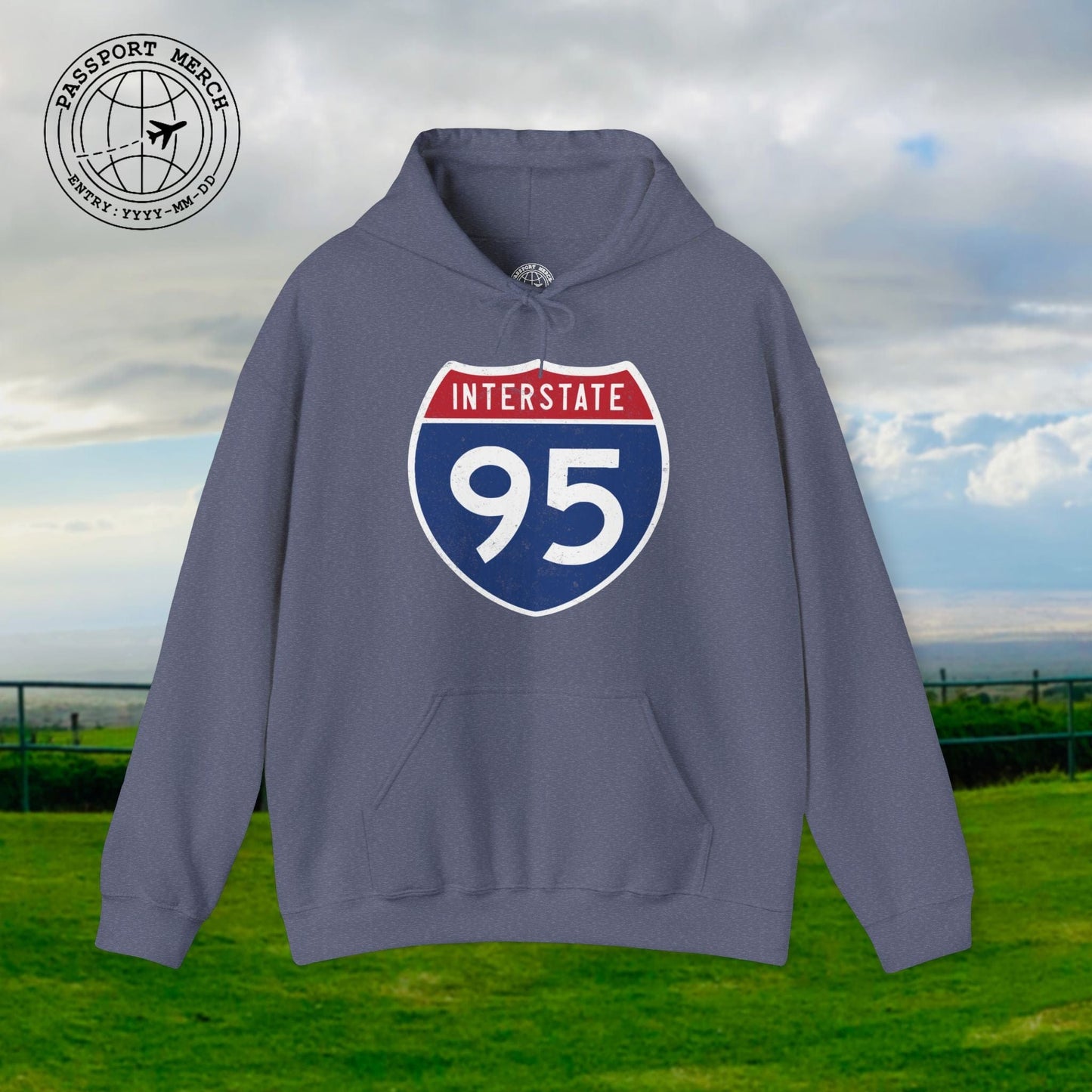 Signs of Wanderlust, Interstate 95, USA Hoodie