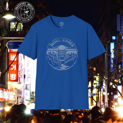 Vintage Badge, Seoul Korea T-Shirt