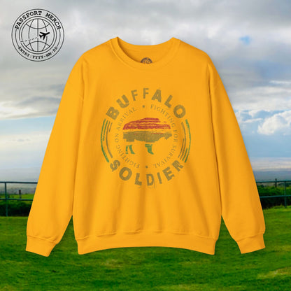 Vintage Buffalo Soldier, Jamaica Crewneck