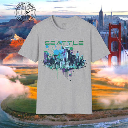 Abstract Space Needle, Seattle Washington T-Shirt