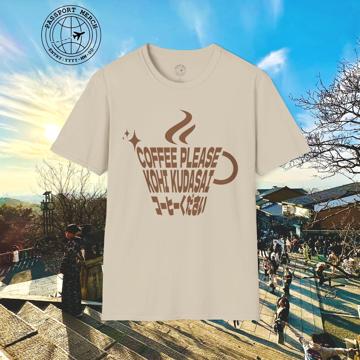 Coffee Please. Kohi Kudasai. Japan T-Shirt