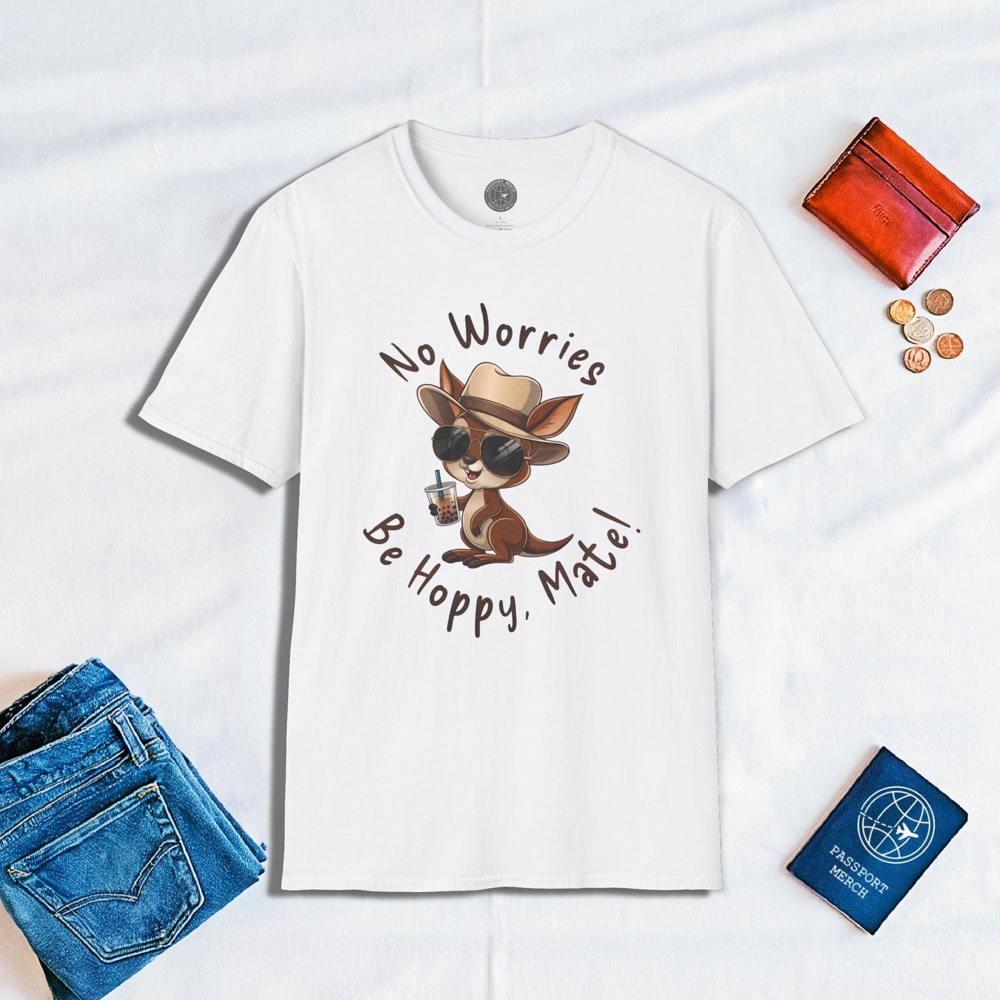 No Worries, Be Hoppy, Mate! Australia T-Shirt