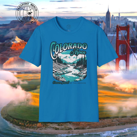 Aspen Crown Jewel of the Rockies Colorado T-Shirt