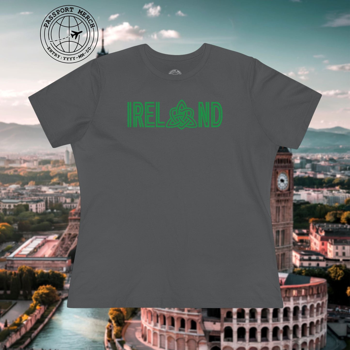 Ireland Celtic Trinity Love Knot, Womens Fit T-Shirt