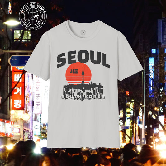 Seoul Retro Vintage Sunset, Korea T-Shirt