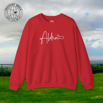 Aloha Heart Signature, Hawaii Crewneck