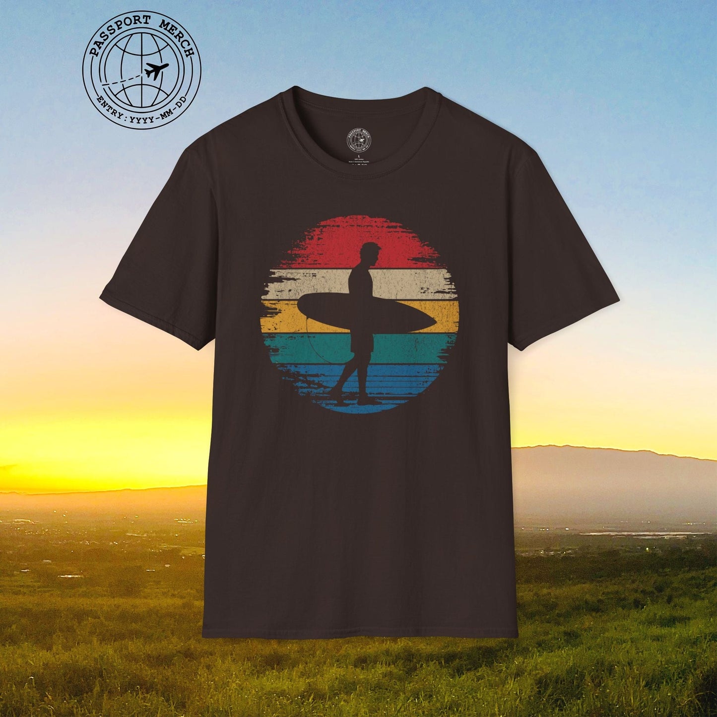 Retro Sun Surfer Dude T-Shirt