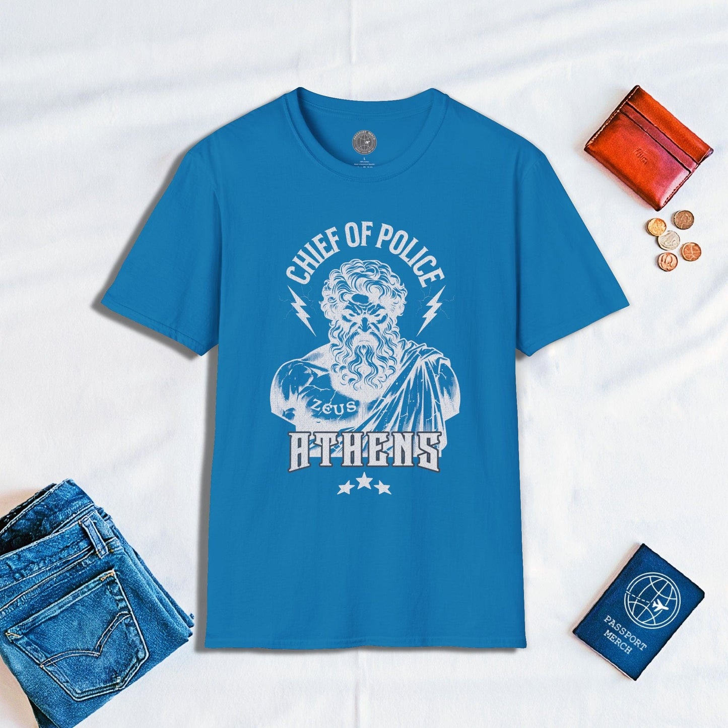 Zeus Athens Chief of Police Greece T-Shirt