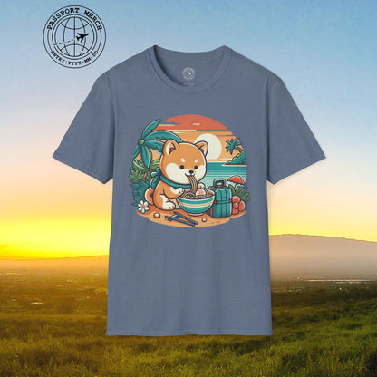 Japanese Shiba Inu Meets Hawaiian Saimin T-Shirt