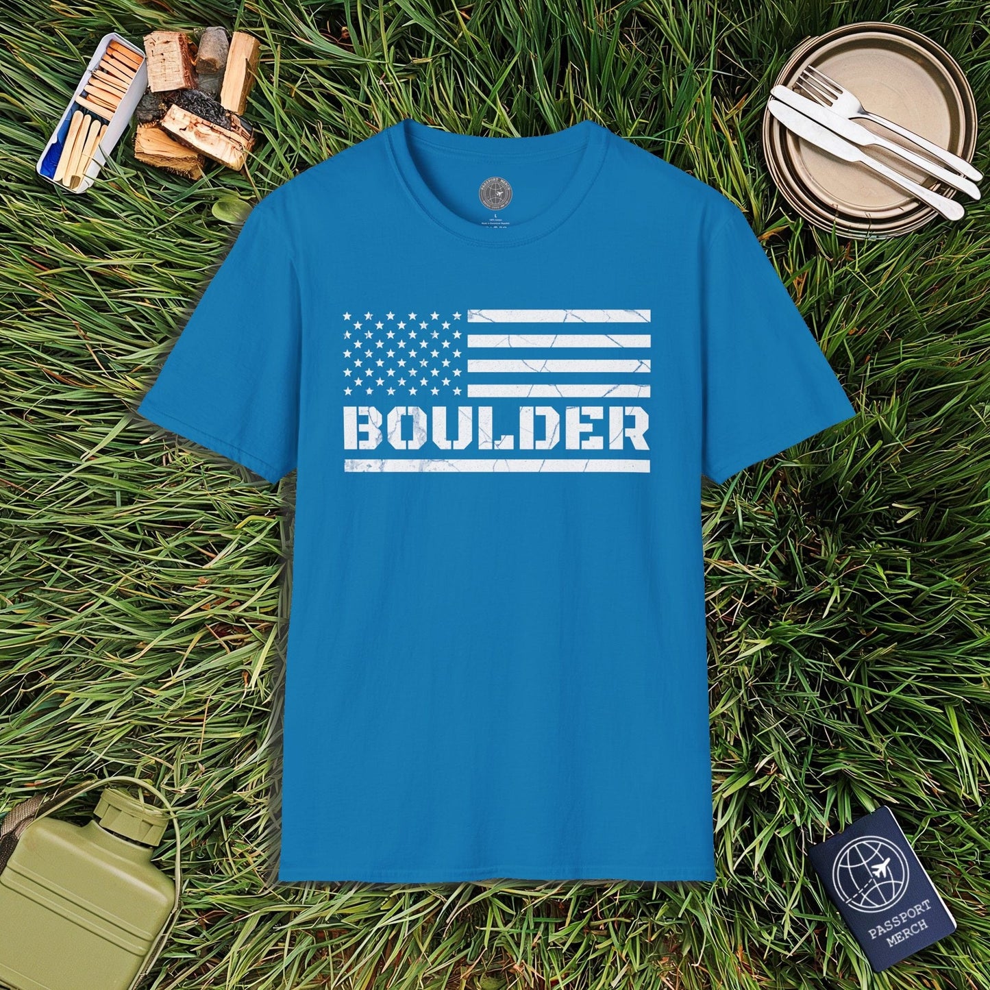 Boulder Stars & Stripes, Colorado T-Shirt