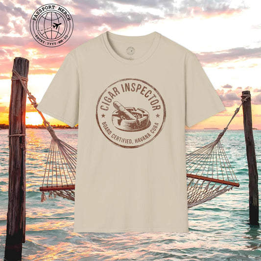 Board Certified Cigar Inspector, Havana, Cuba T-Shirt