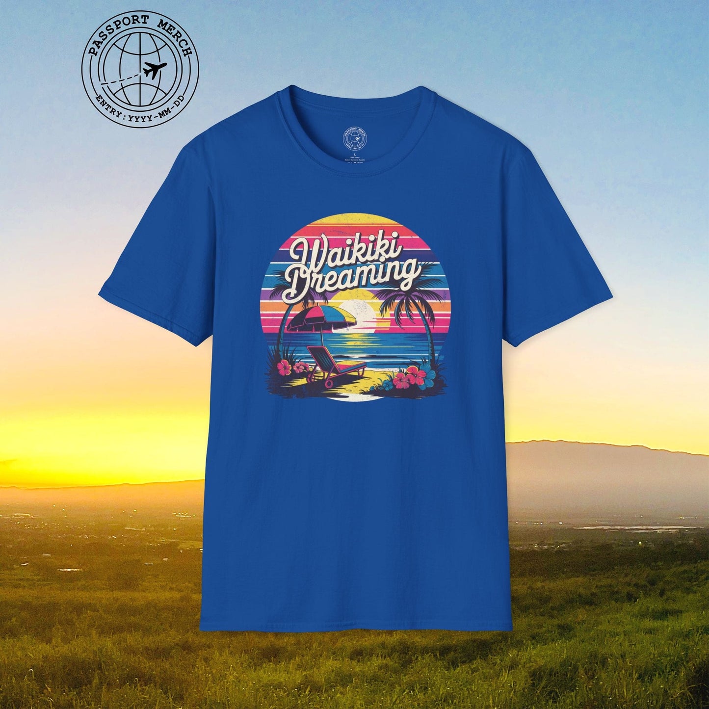 Retro Waikiki Dreaming, Hawaii T-Shirt