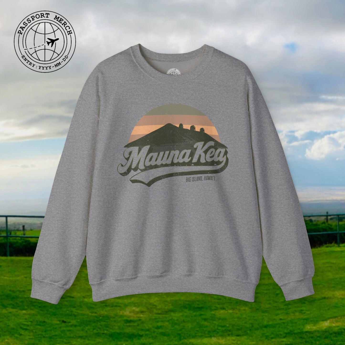 Vintage Mauna Kea, Big Island, Hawaii Crewneck