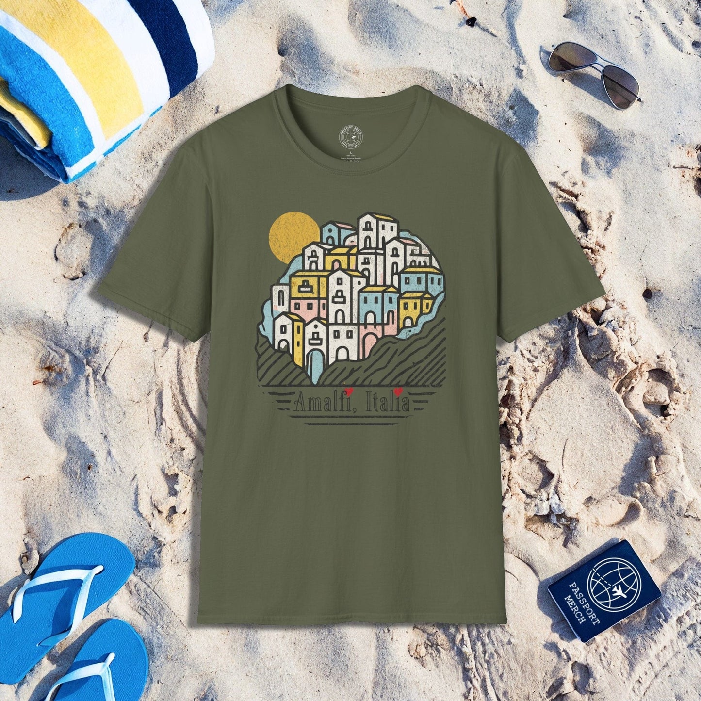 Hearts for Amalfi, Italy T-Shirt