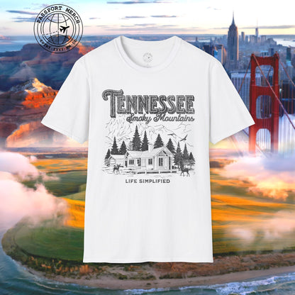 Life Simplified, Smoky Mountains Tennessee T-Shirt