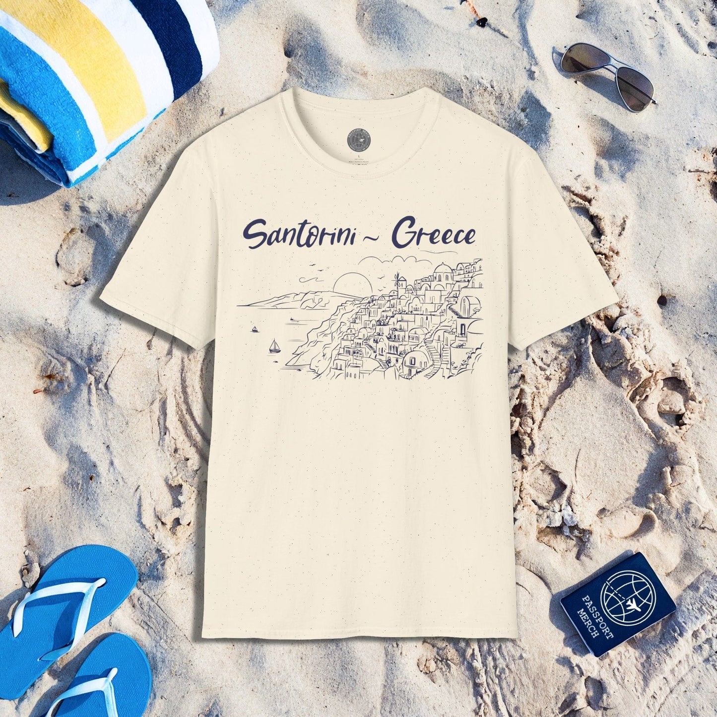 Santorini Dreaming Greece T-Shirt