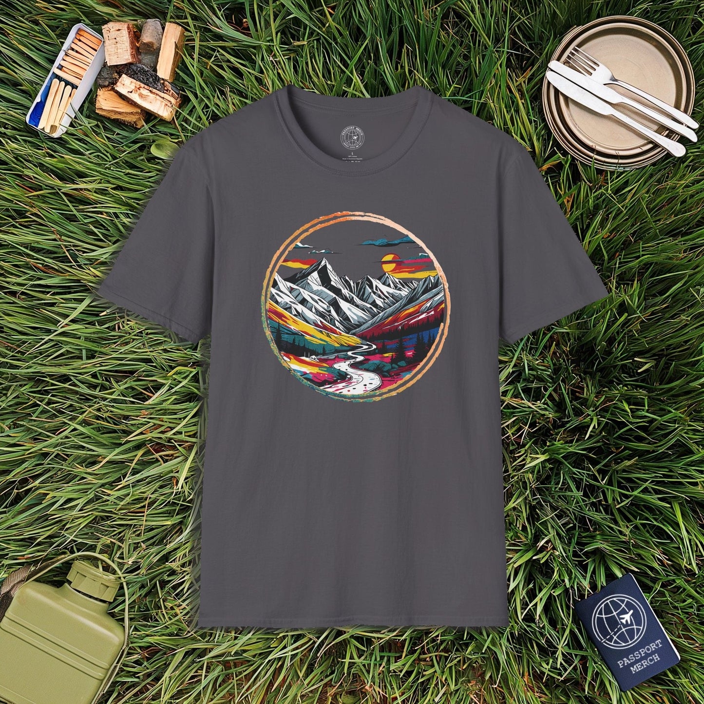 Modern Alpine Wanderlust, Colorado T-Shirt