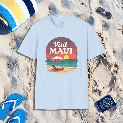 Retro Visit Maui Hawaii T-Shirt