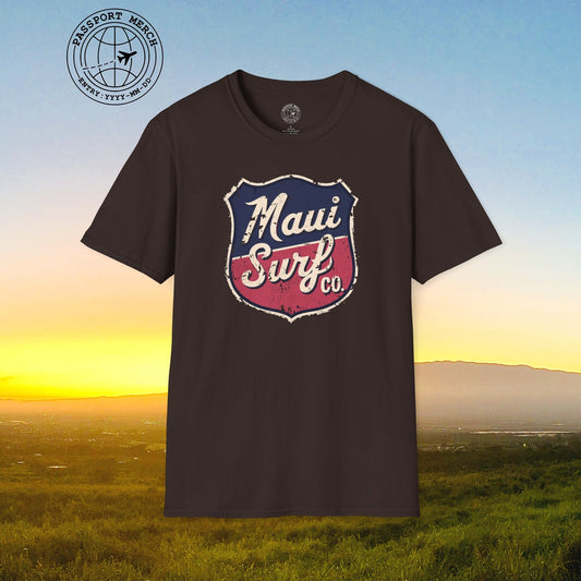 Vintage Maui Surf Co. Shield Hawaii T-Shirt