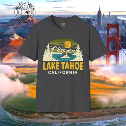 Lake Tahoe, California - 80's Vintage T-Shirt