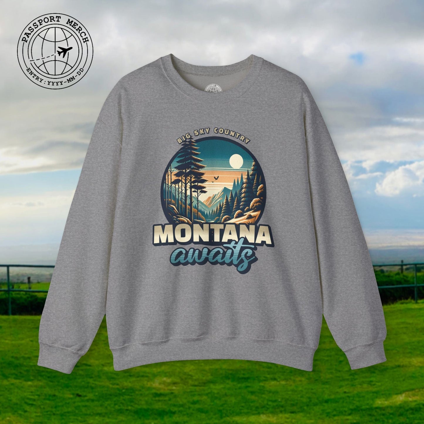Big Sky Country Montana Crewneck