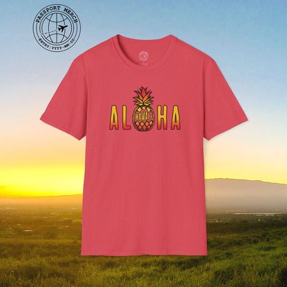 Aloha Pineapple Fire, Hawaii T-Shirt