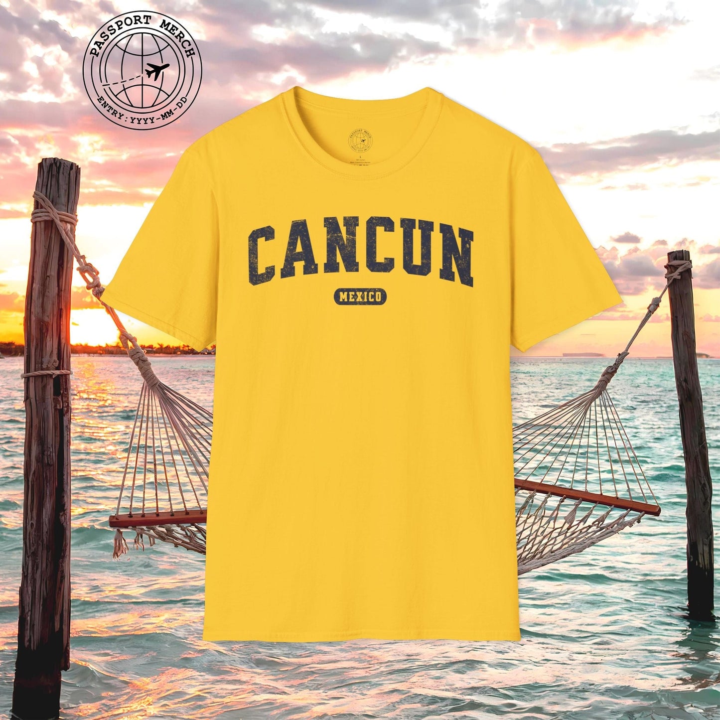 Classic Athletic (Bucket List Edition), Cancun, Mexico T-Shirt
