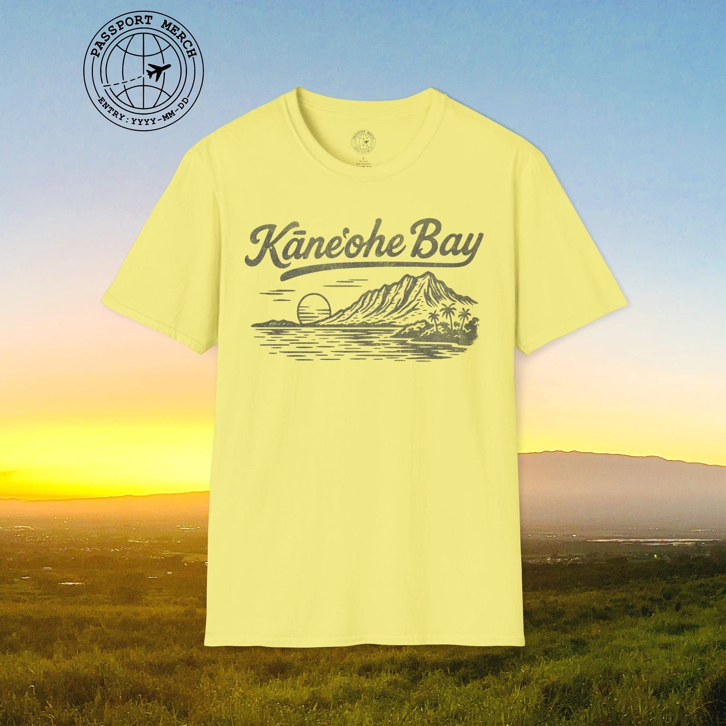 Kaneohe Bay Vintage Monochrome, Hawaii T-Shirt