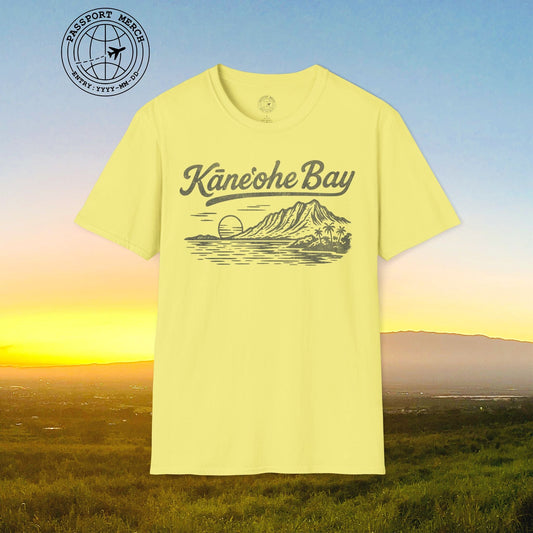 Kaneohe Bay Vintage Monochrome, Hawaii T-Shirt