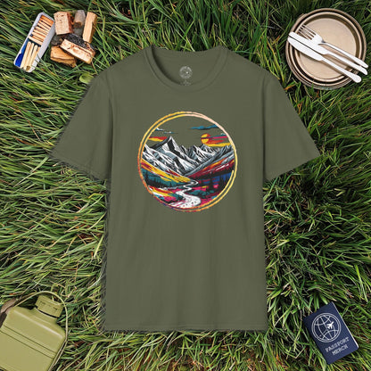 Modern Alpine Wanderlust, Colorado T-Shirt