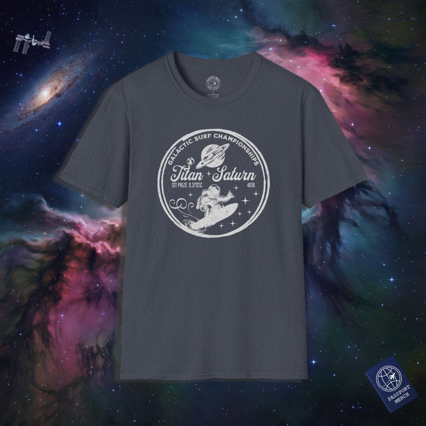 Galactic Surf Championships, Titan, Saturn T-Shirt