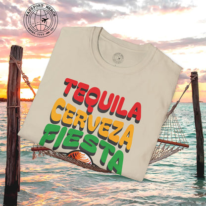 Tequila Cerveza Fiesta Mexico T-Shirt