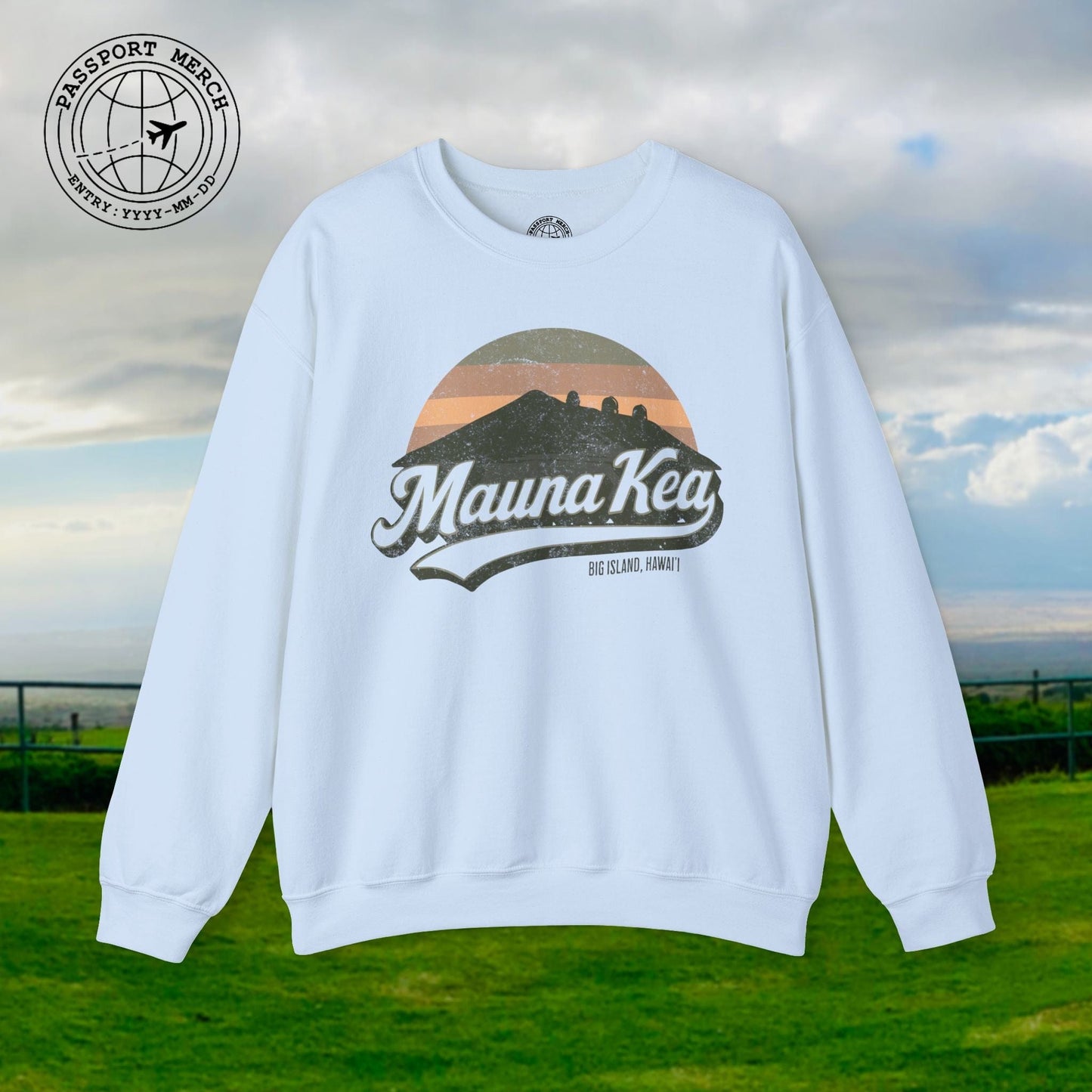 Vintage Mauna Kea, Big Island, Hawaii Crewneck