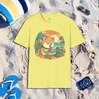 Japanese Shiba Inu Meets Hawaiian Saimin T-Shirt