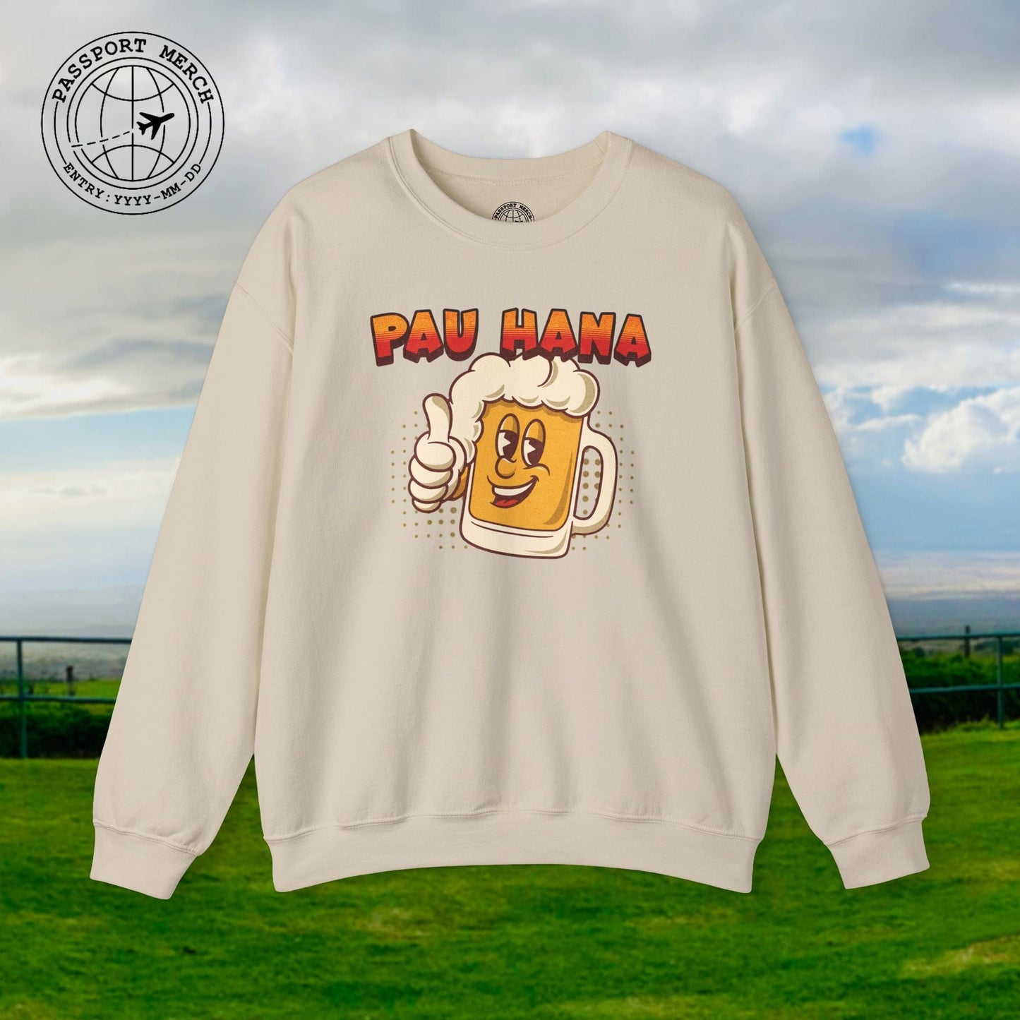 Pau Hana Beer, Hawaii Crewneck