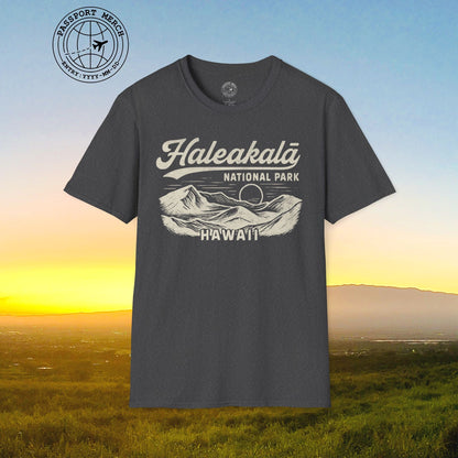 Haleakala National Park Vintage Monochrome, Hawaii T-Shirt