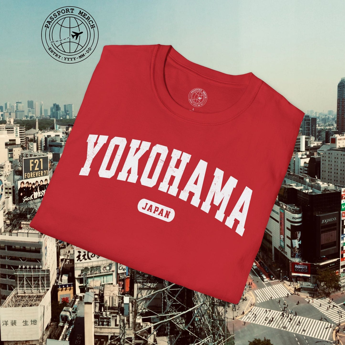 Classic Athletic (Bucket List Edition), Yokohama, Japan T-Shirt