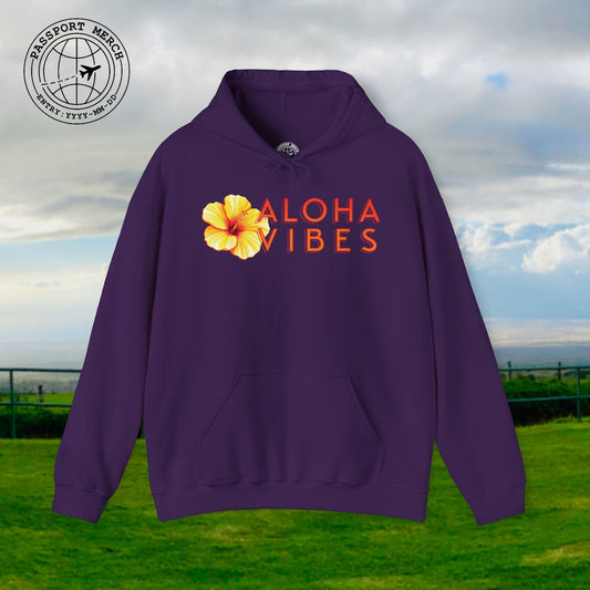 Sun-Kissed Hibiscus Aloha Vibes, Hawaii Hoodie
