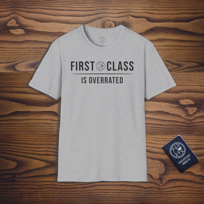 First Class is Overrated Brand Icon T-Shirt