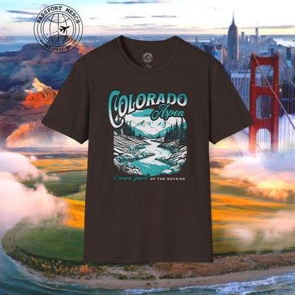 Aspen Crown Jewel of the Rockies Colorado T-Shirt