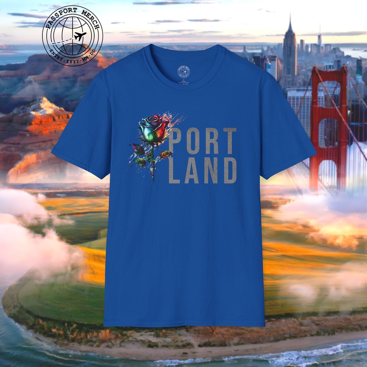 Portland Rose, Oregon T-Shirt