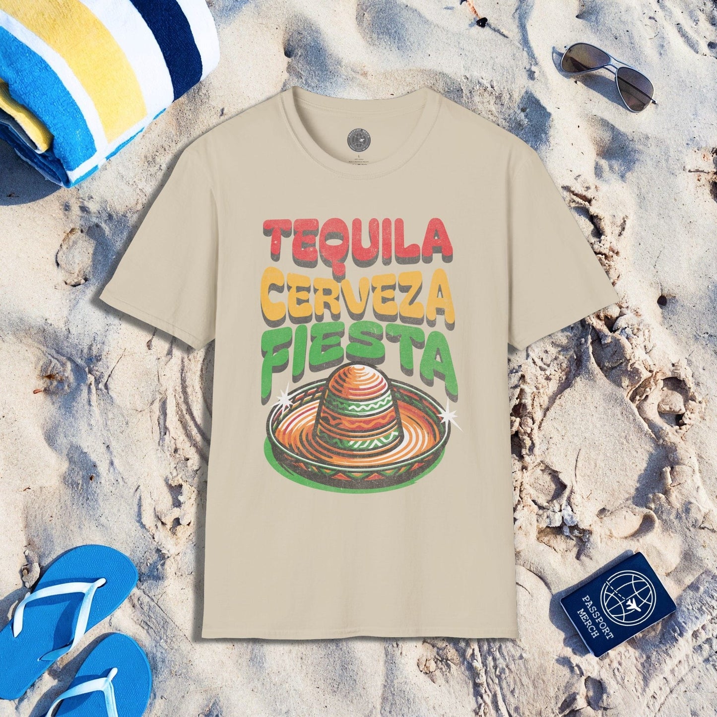 Tequila Cerveza Fiesta Mexico T-Shirt