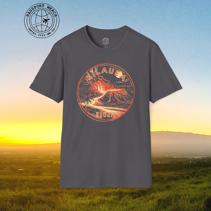 Vintage Kilauea Eruption, Hawaii T-Shirt